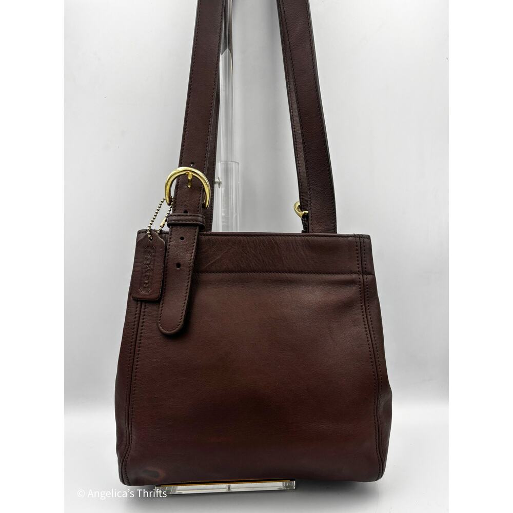 Vintage Coach SoHo Buckle Bag 4157 | 1990s Brown Leather Shoulder Bag